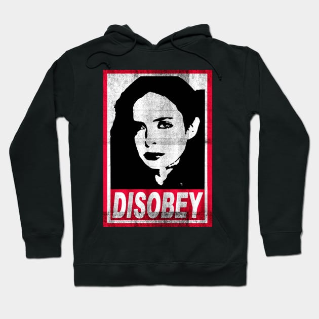 disobey jessica Hoodie by MustGoon